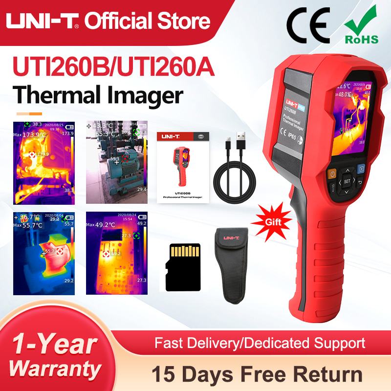 UNI-T UTI260B UTI260A Thermal  - Thermal Imaging Camera 256X192 ulasan dan harga