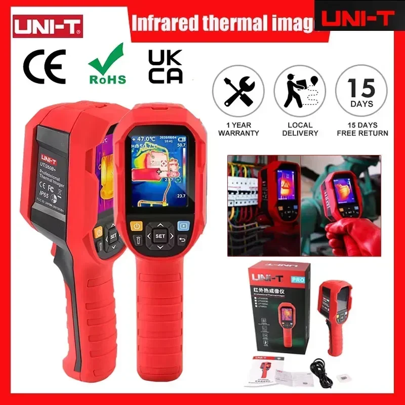 UNI-T UTI260B+ UTI165B+ Handhe - Nf 521 Thermal Imaging Camera ulasan dan harga