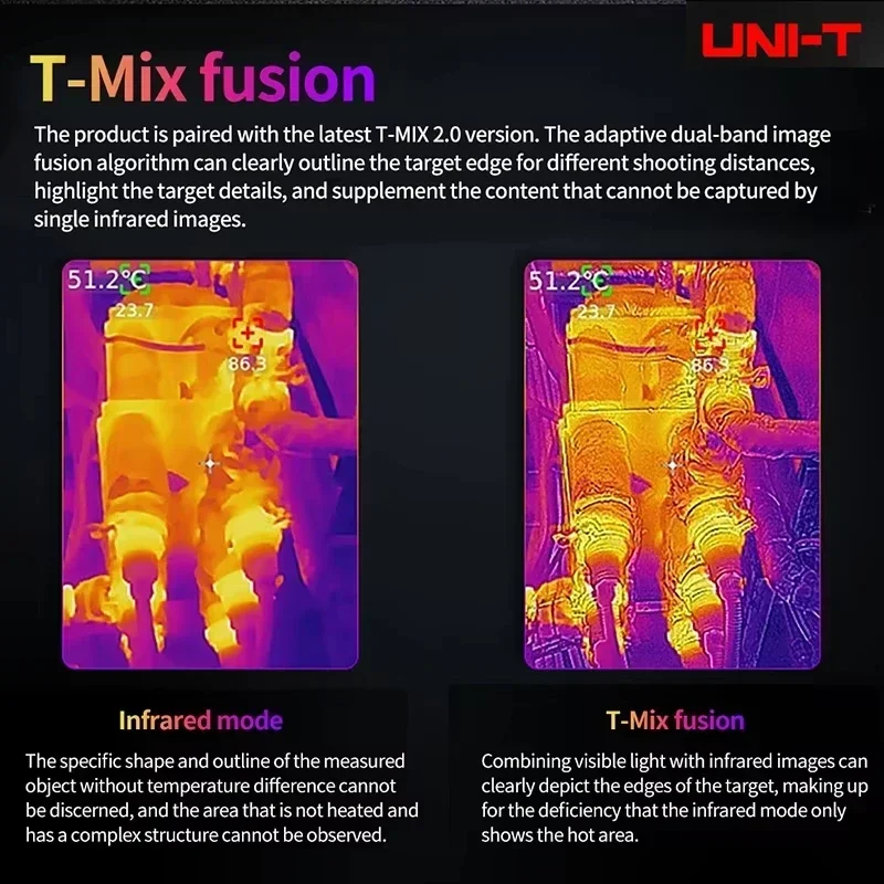 UNI-T UTI260B+ UTI165B+ Handhe - Nf 521 Thermal Imaging Camera ulasan dan harga