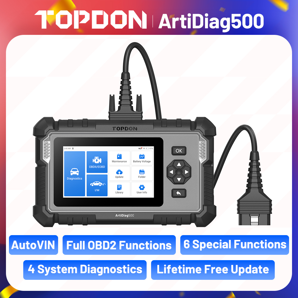 Topdon ArtiDiag500 Car Diagnos - Topdon Tc001 Thermal Camera ulasan dan harga
