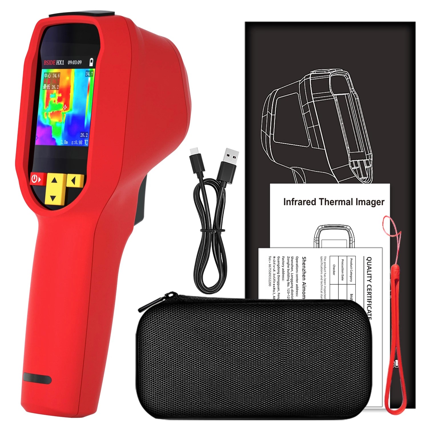 BSIDE HX1 240X240 Thermal Imag - Thermal Imager Pcb Repair ulasan dan harga
