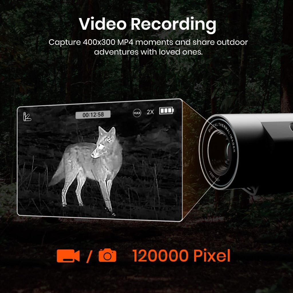 MILESEEY TNV10 PRO 320×240 Res - Thermal Scope Night Vision Monocular ulasan dan harga