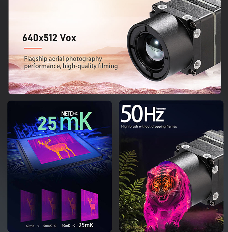 New Arrival 640x512 FPV Drone  - Hunting Thermal Imaging Scope ulasan dan harga